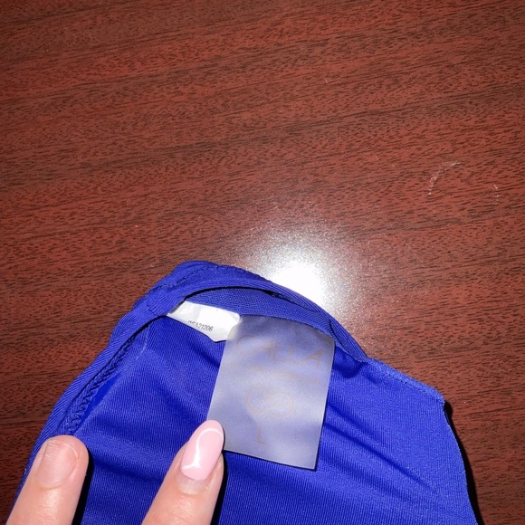 CALIA by Carrie Underwood Blue Bikini Top - Picture 2 of 3